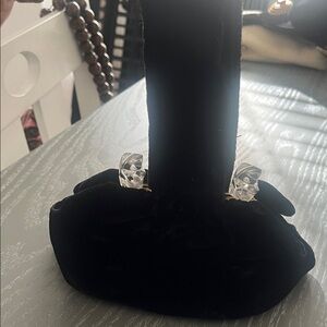 “Crescent Noir” wristlet handbag